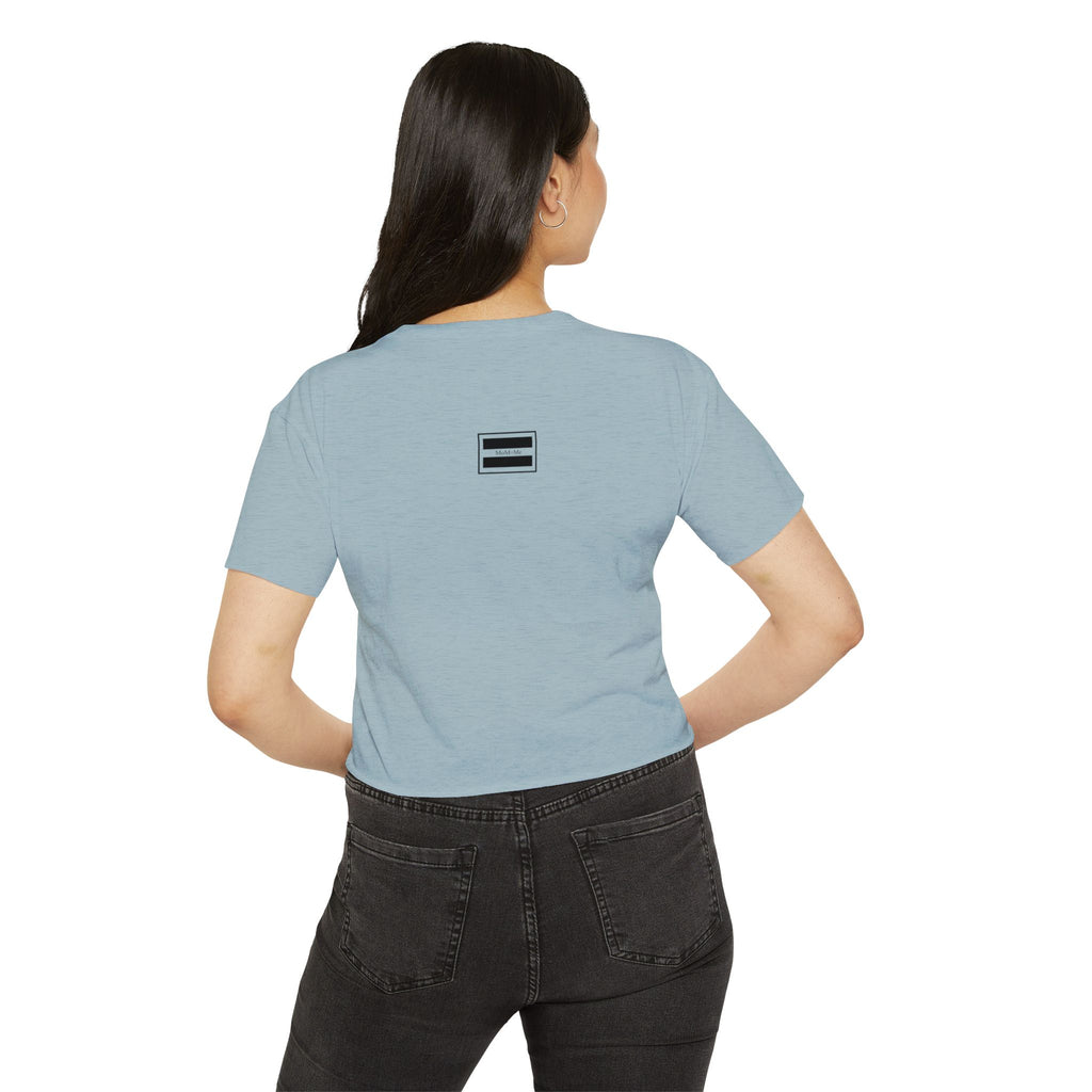 Mom 'Me' Crop Top — "Love Shows Up" Mother-Daughter Festival Tee