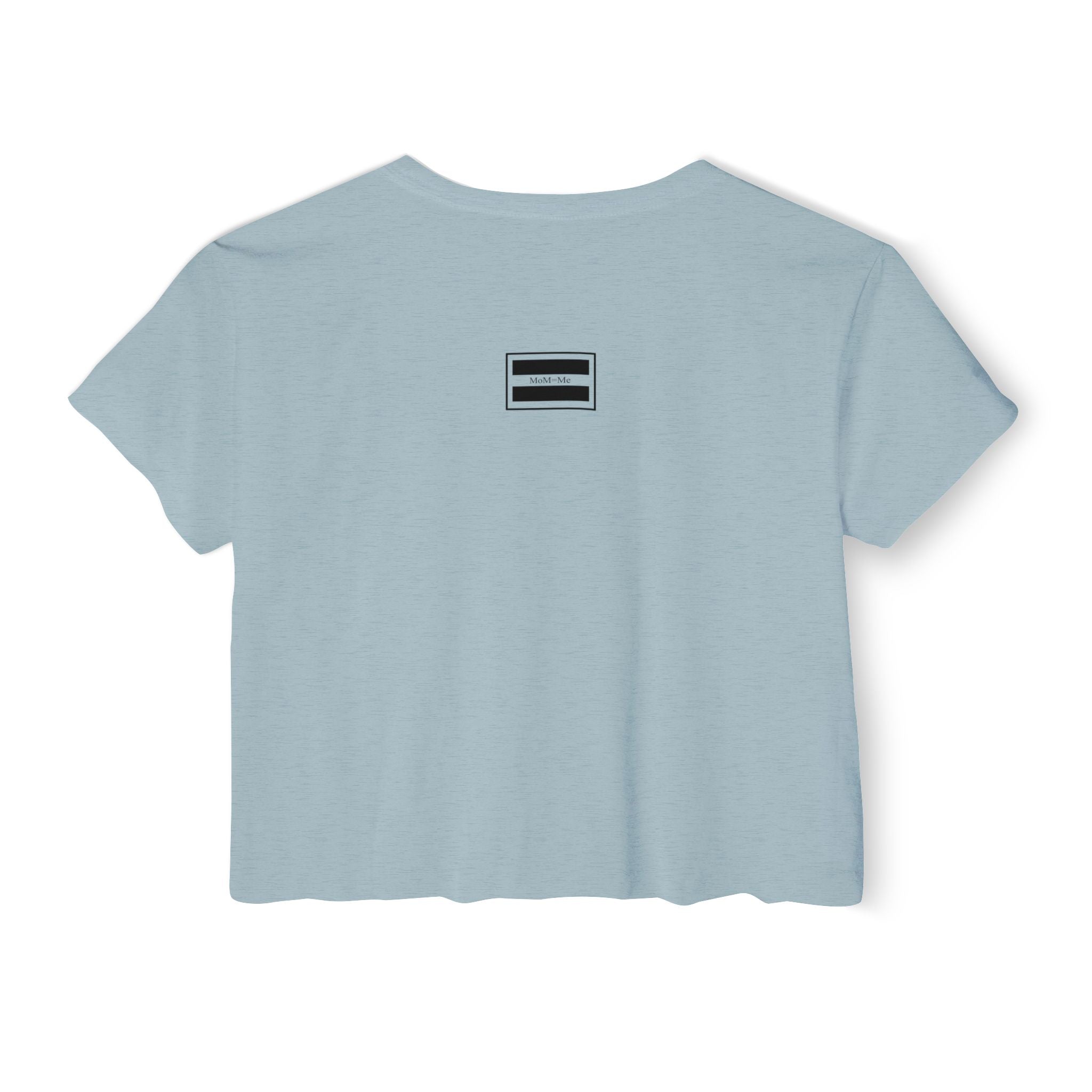 Mom 'Me' Crop Top — "Love Shows Up" Mother-Daughter Festival Tee