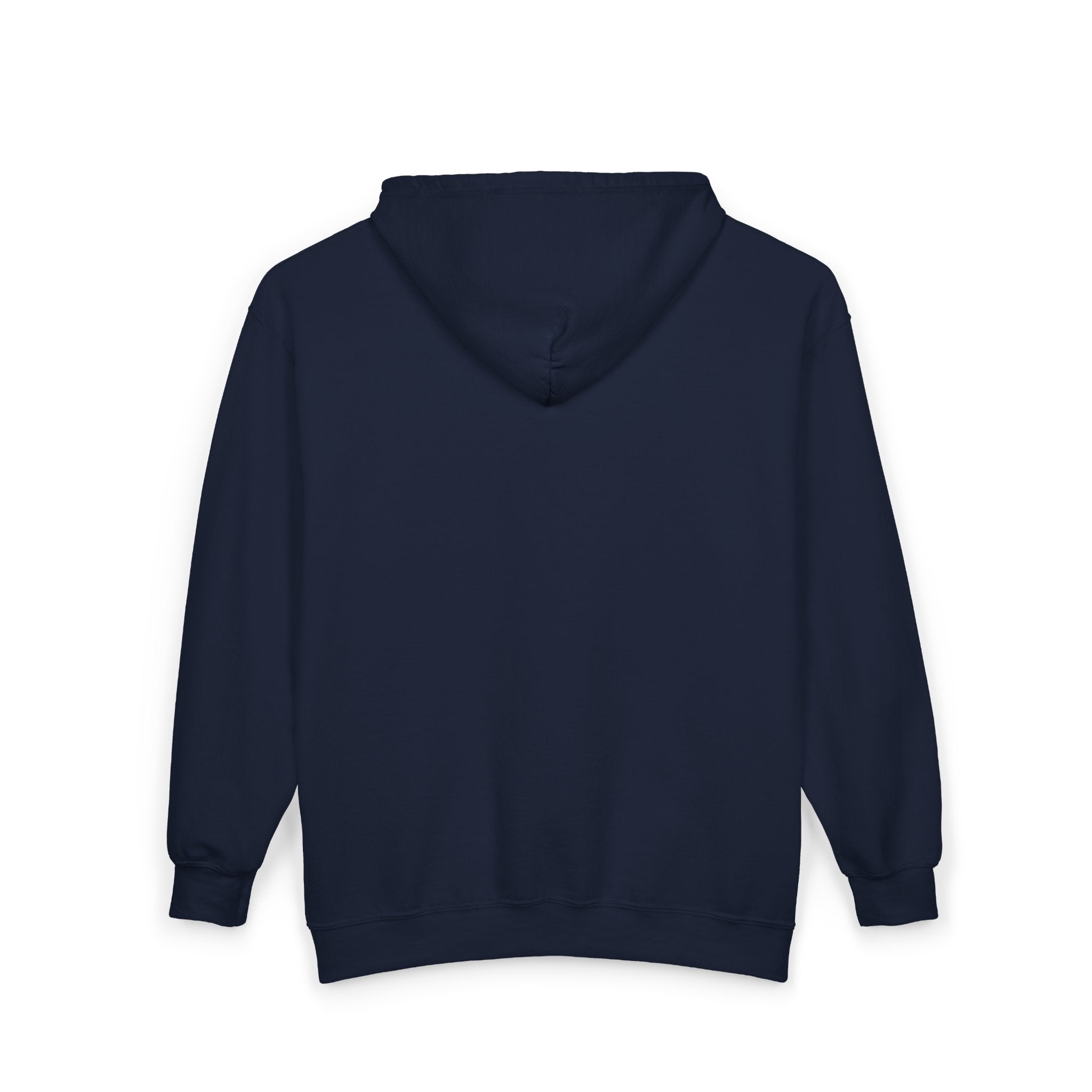 Momme Zip Hoodie — "Love Shows Up" Mom Silhouette Full-Zip Sweatshirt