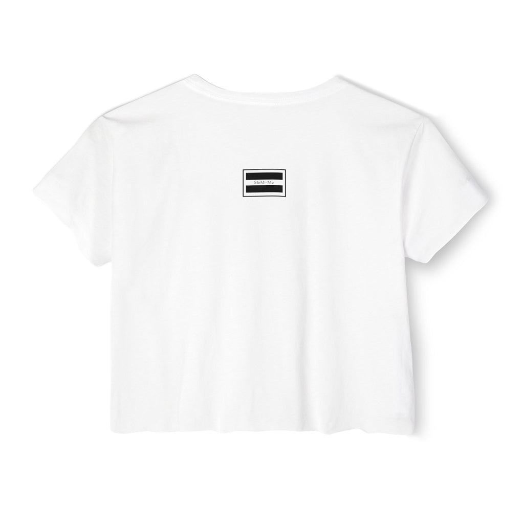 Mom 'Me' Crop Top — "Love Shows Up" Mother-Daughter Festival Tee