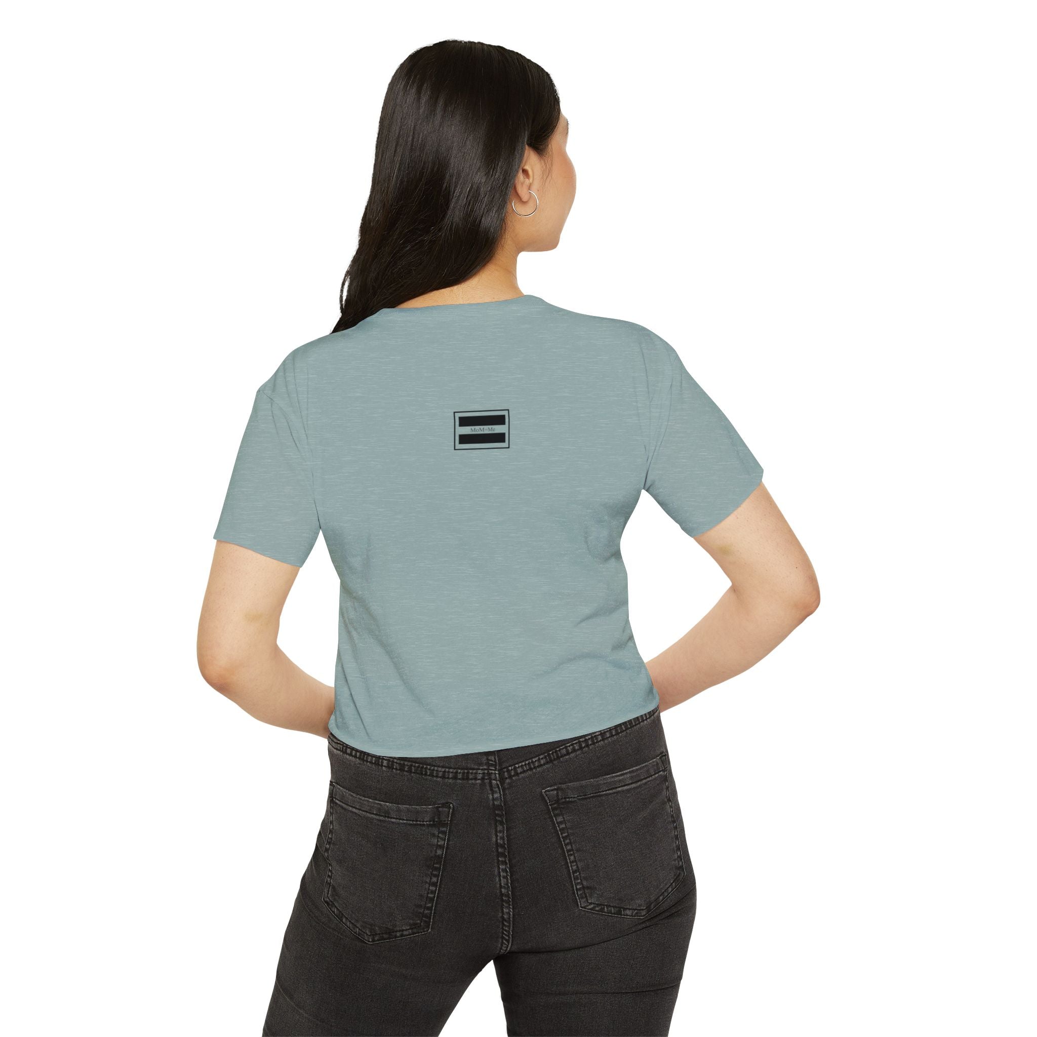 Mom 'Me' Crop Top — "Love Shows Up" Mother-Daughter Festival Tee