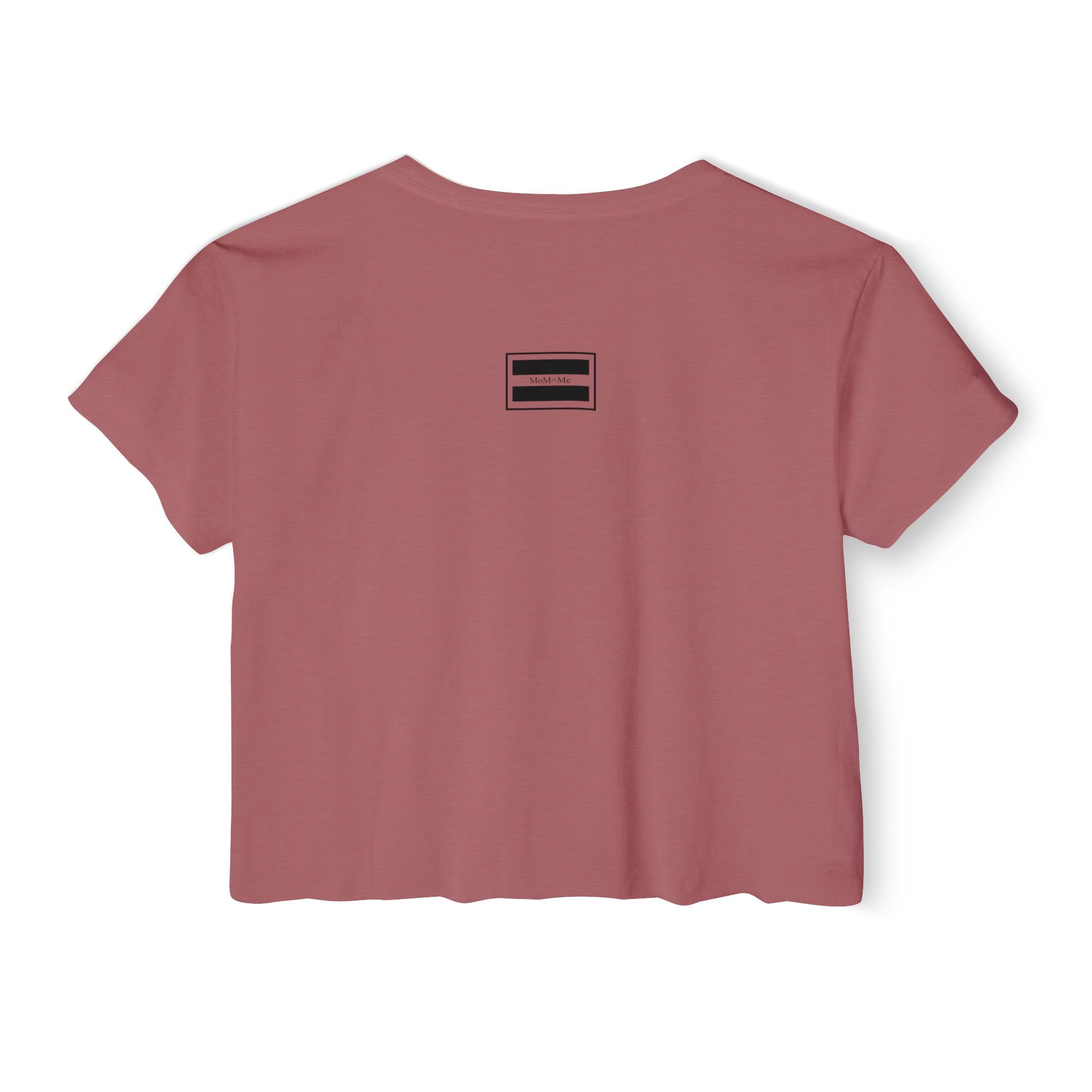 Mom 'Me' Crop Top — "Love Shows Up" Mother-Daughter Festival Tee