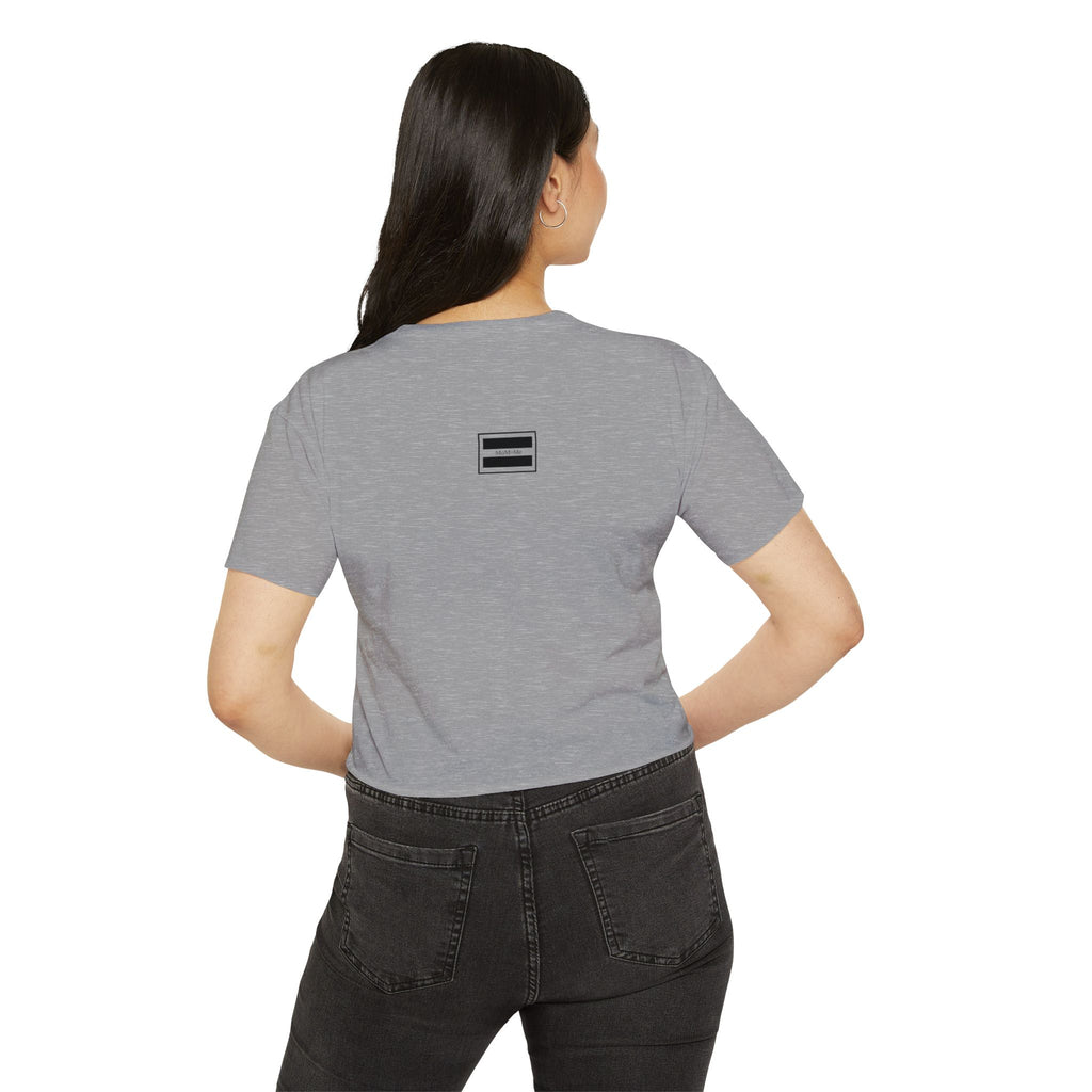 Mom 'Me' Crop Top — "Love Shows Up" Mother-Daughter Festival Tee