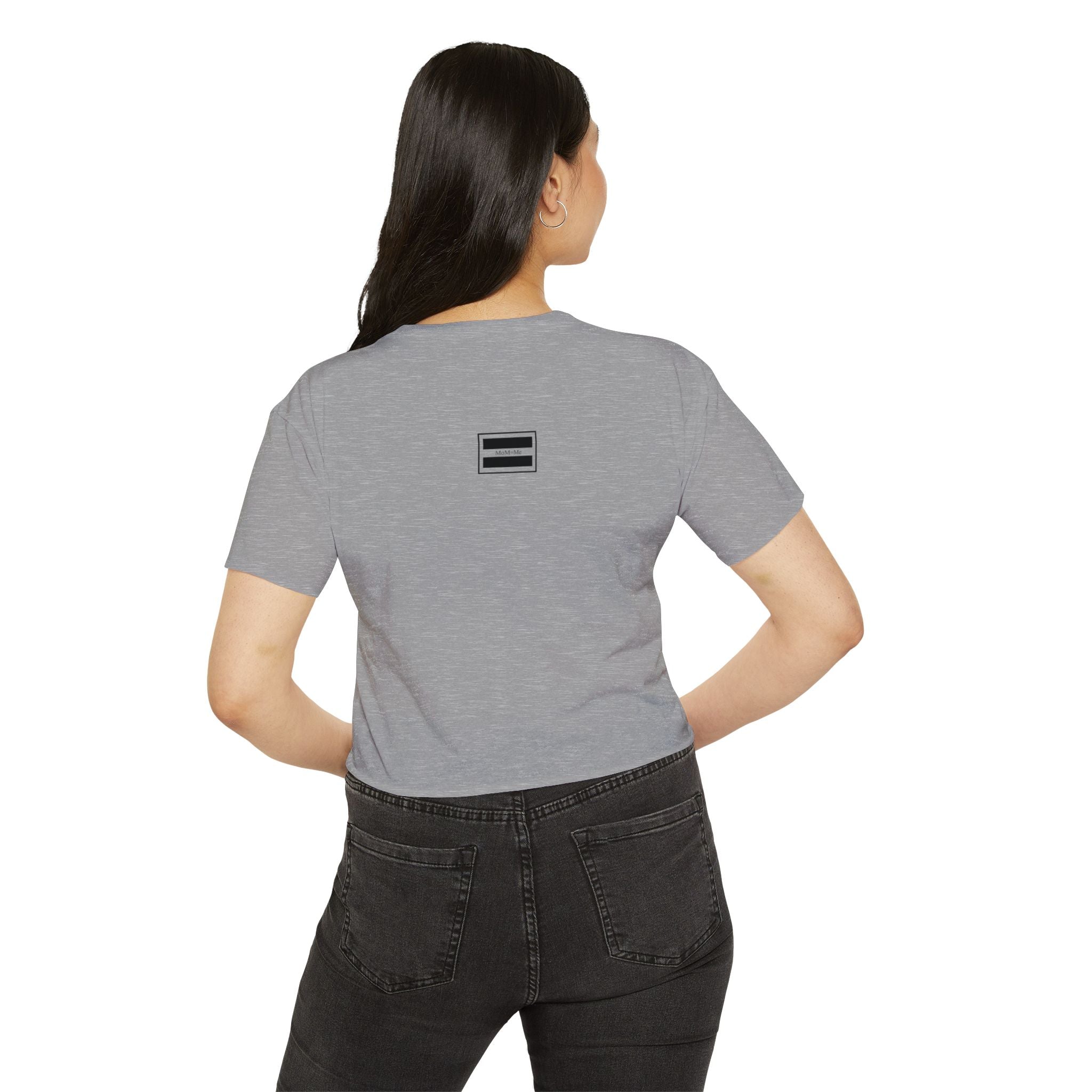 Mom 'Me' Crop Top — "Love Shows Up" Mother-Daughter Festival Tee