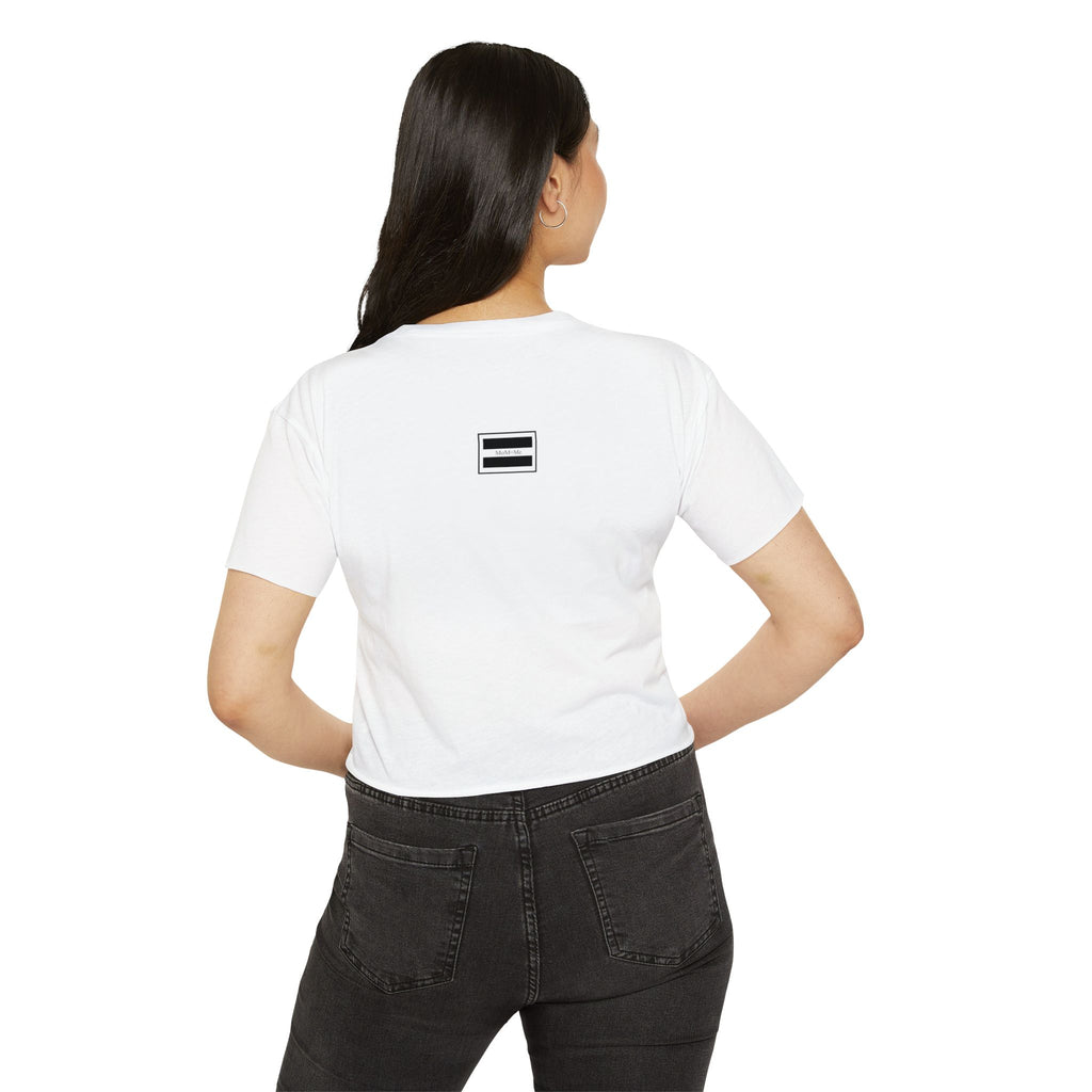 Mom 'Me' Crop Top — "Love Shows Up" Mother-Daughter Festival Tee